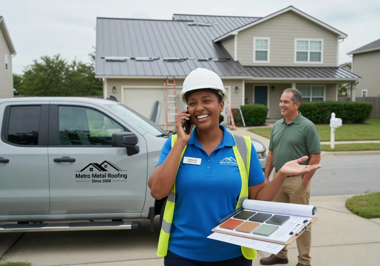 Storm Damage Metal Roof Repair in Hollister, OK